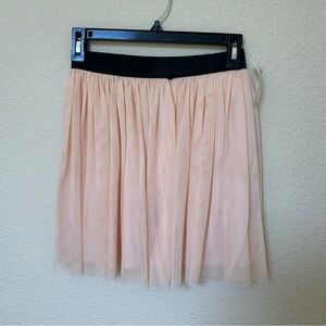 Nordstrom Pink Skirt with Black Waistband